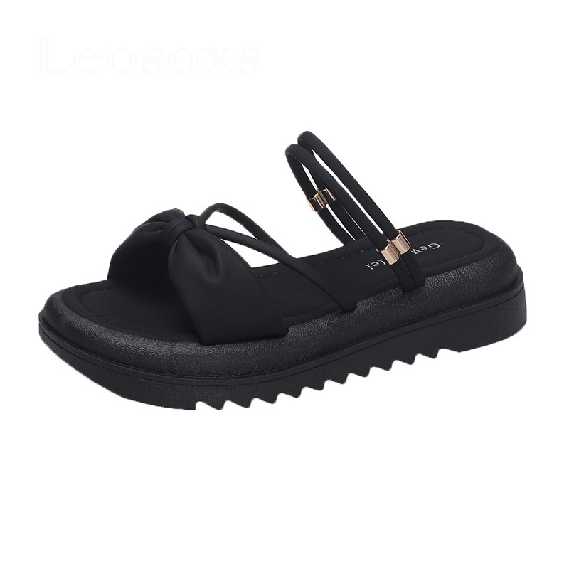 Dép bánh mì LEOSOXS 073113 đế cao chống trượt thời trang dành cho nữ