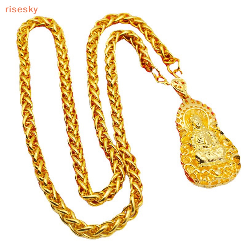 Vòng cổ Mạ Vàng 18K Mặt Hình Rồng Thời Trang Cho Nam Nữ