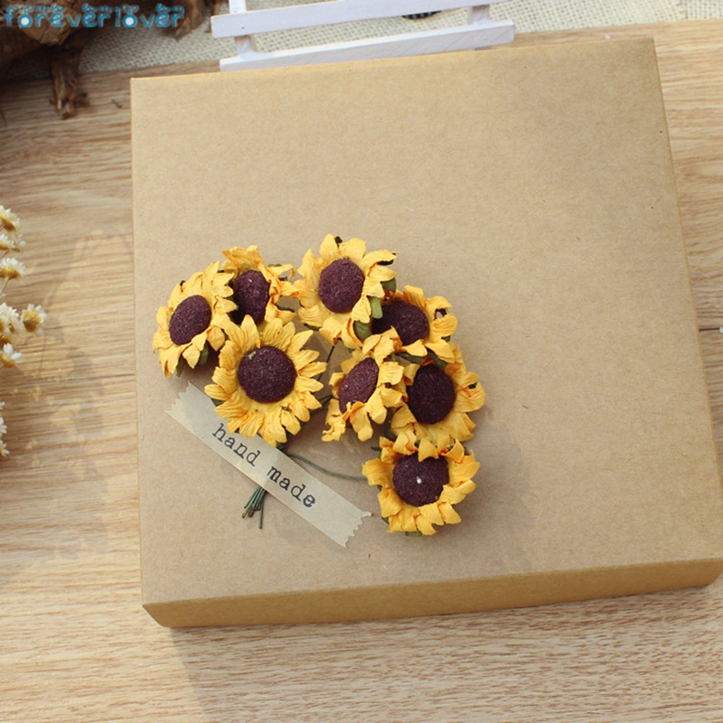 Set 100 Hoa Hướng Dương Giả Dùng Để Trang Trí