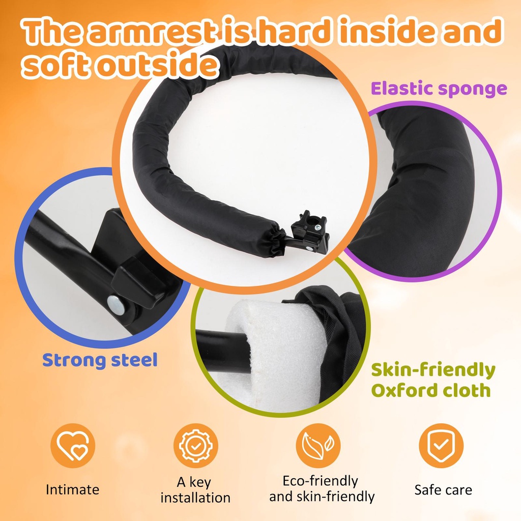 Tay Cầm Bảo Vệ Có Thể Tháo Rời Cho Xe Đẩy Em Bé