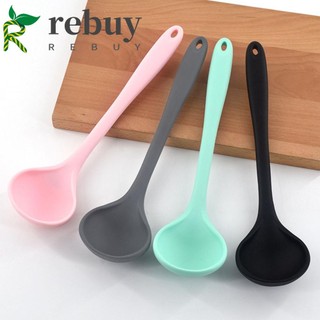 Rebuy soup ladle cooking kitchen curved handle dinnerware non-stick scoop