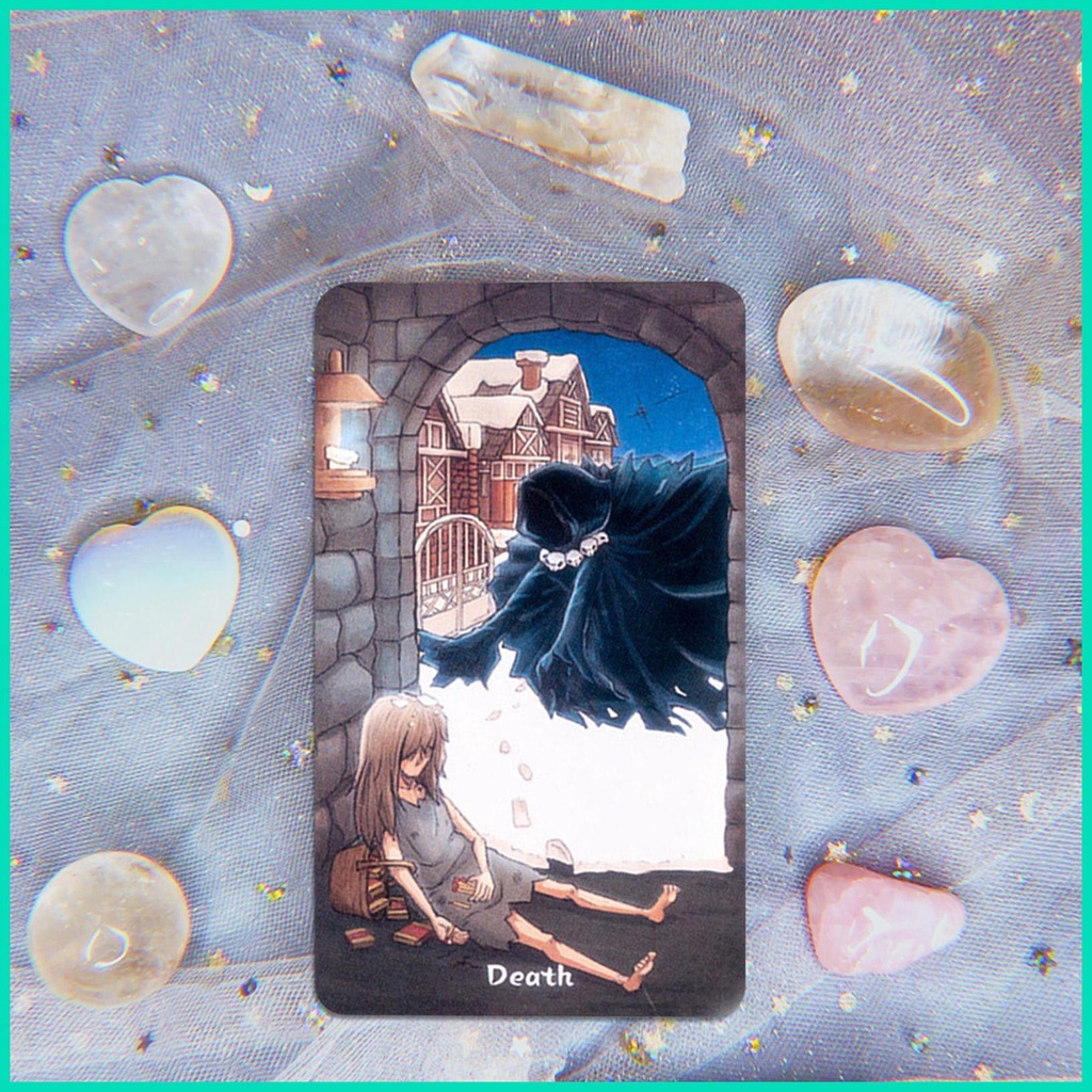 Tarot cards oracle cards phiên bản tiếng anh dễ thương tarot fate telling game party ủng hộ bảng trò chơi quà tặng cho bé trai hjuvn