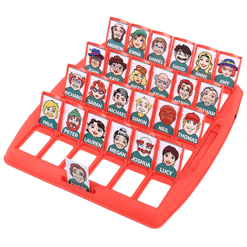 Guess who i am kids desk games trò chơi xếp chồng phổ biến cha mẹ-con đào tạo tư duy tương tác mạng câu đố trò chơi câu đố thú vị trận chiến cho hai người