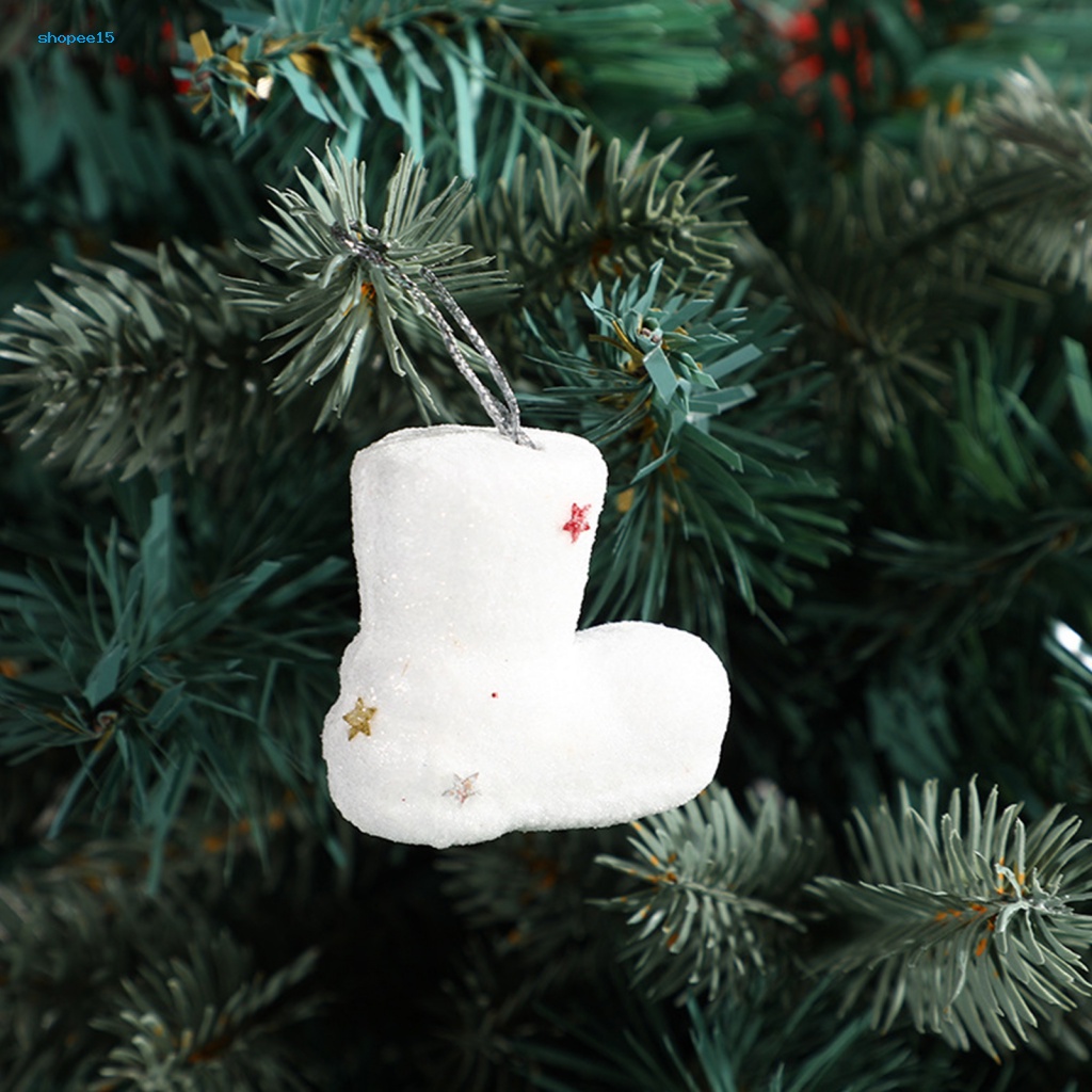 Đồ trang trí cây thông noel thu nhỏ đồ trang trí giáng sinh nhỏ bộ mặt dây chuyền cây thông noel – đồ trang trí mini lễ hội cho gia đình – hộp quà tất dễ thương và cho ngày lễ