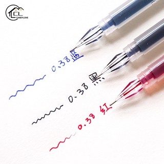 Bút bi gel màu xanh/đen/đỏ ngòi 0.38mm bút bi gel màu xanh / đen / đỏ 0.38mm