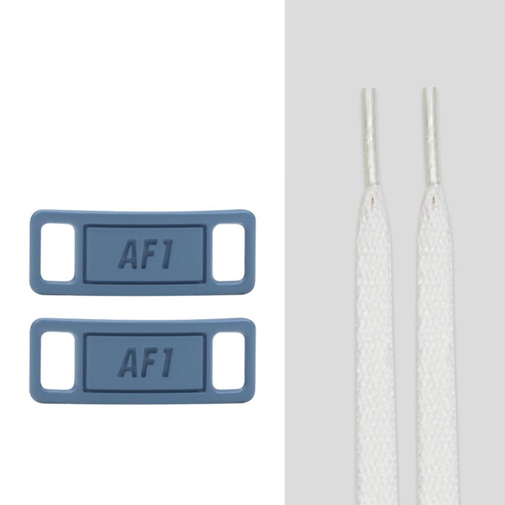 1 cặp thời trang phong cách cá tính all-match sneaker kits giày ren khóa trang trí diy