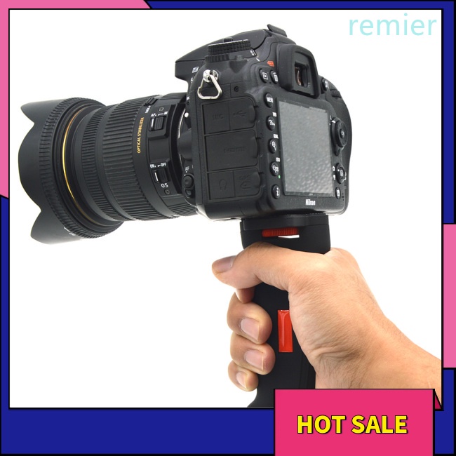 Re wide platform pistol grip tay cầm máy ảnh với vít 1/4 "cho slr dslr dc canon nikon sony iphone xiaomi smartphone
