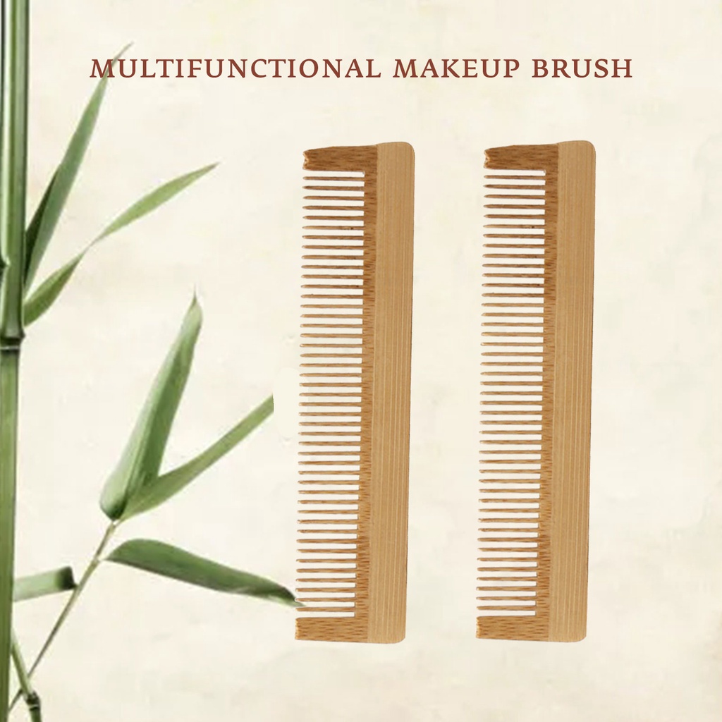 Vog 1 Lược Gỗ Tre Chải Tóc massage Chăm Sóc Tóc Làm Đẹp