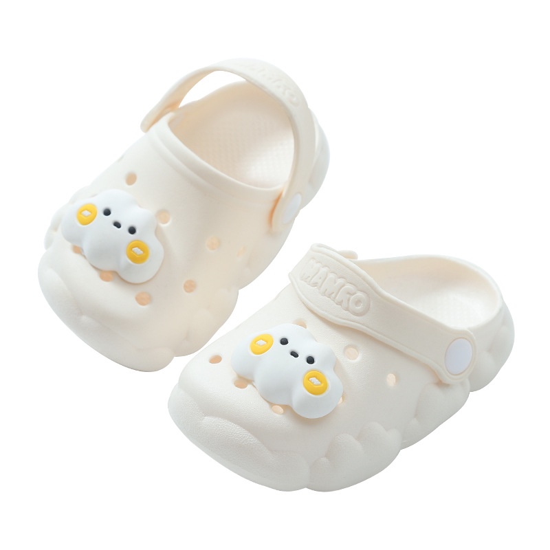 Ayuer dép chống trượt đế mềm dễ thương cho bé trai và bé gái dép mây mềm cho bé