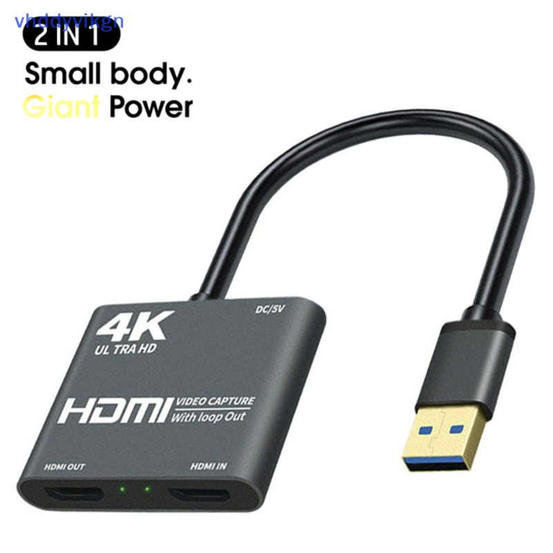 Vhdd 1080p 60fps loop out broadcasg 4k hdmi usb3.0 video capture card hội nghị g99b vn