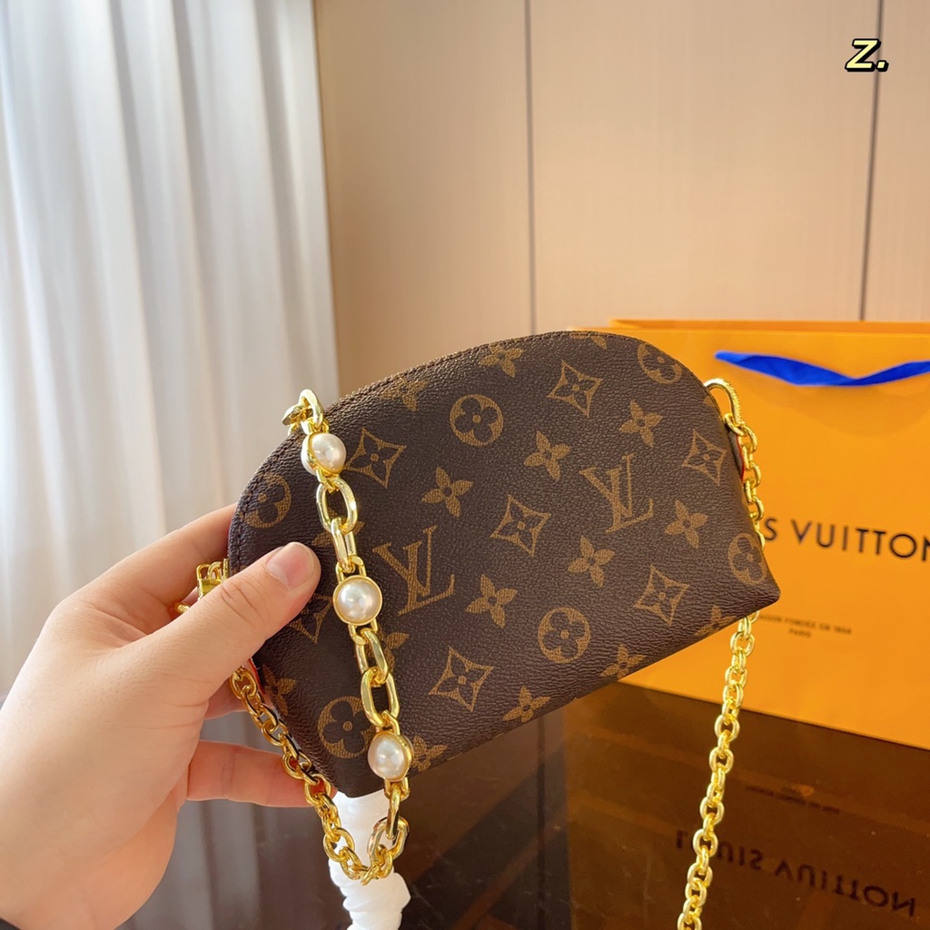 L-mini shell coin purse túi đeo vai nữ túi đeo chéo