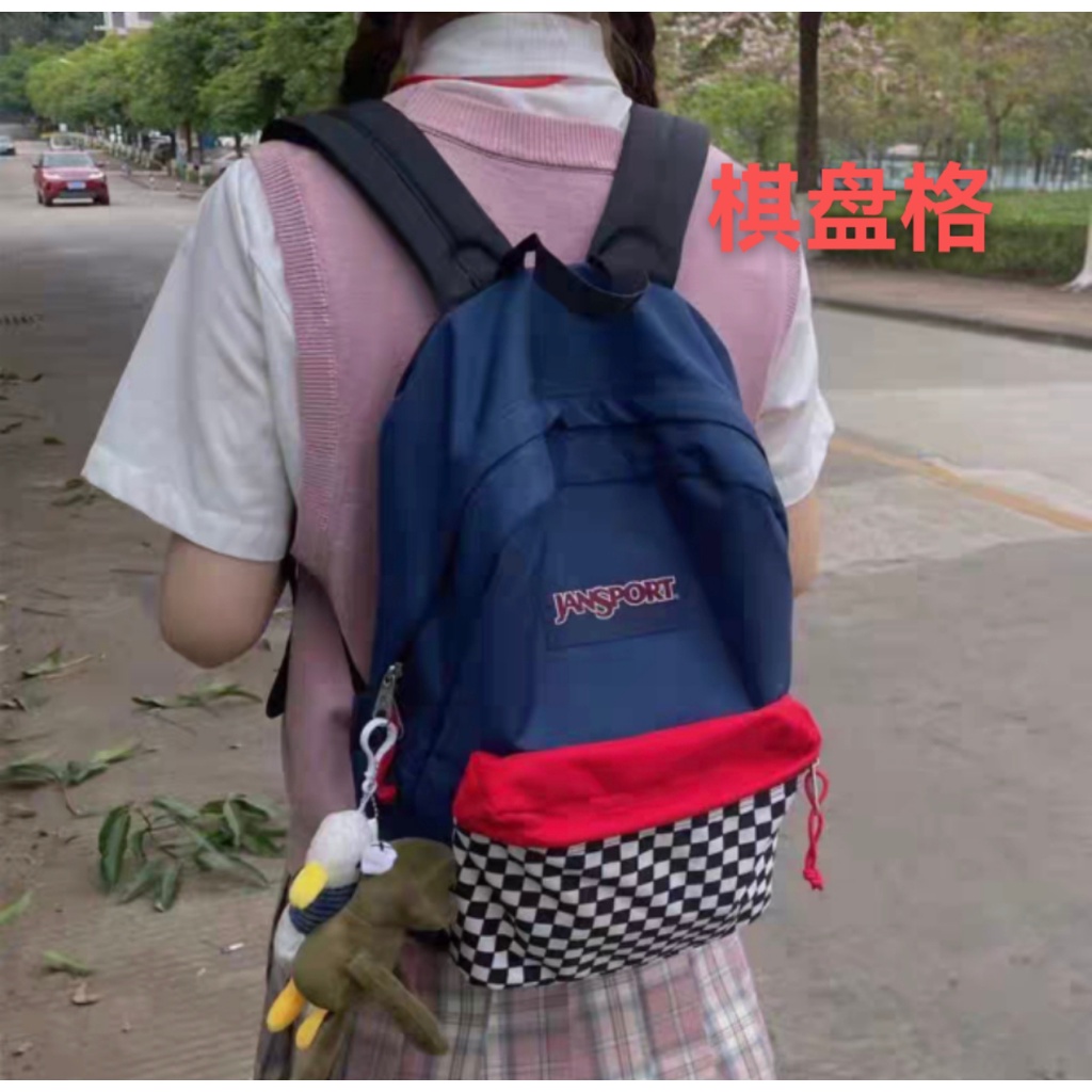 4321jansport học sinh túi đeo ngực thể thao và phong cách túi đeo vai đơn phong cách đi lại túi đeo vai nam và nữ m