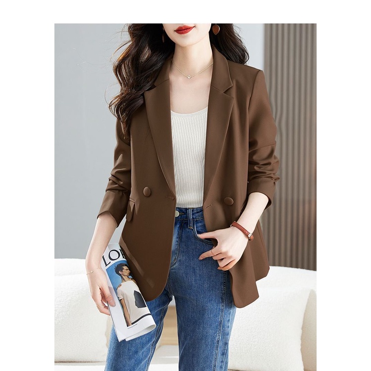 Áo Khoác Vest Phong Cách Anh Quốc Thời Trang Xuân Thu Cho Nữ