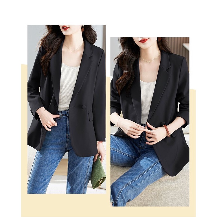 Áo Khoác Vest Phong Cách Anh Quốc Thời Trang Xuân Thu Cho Nữ