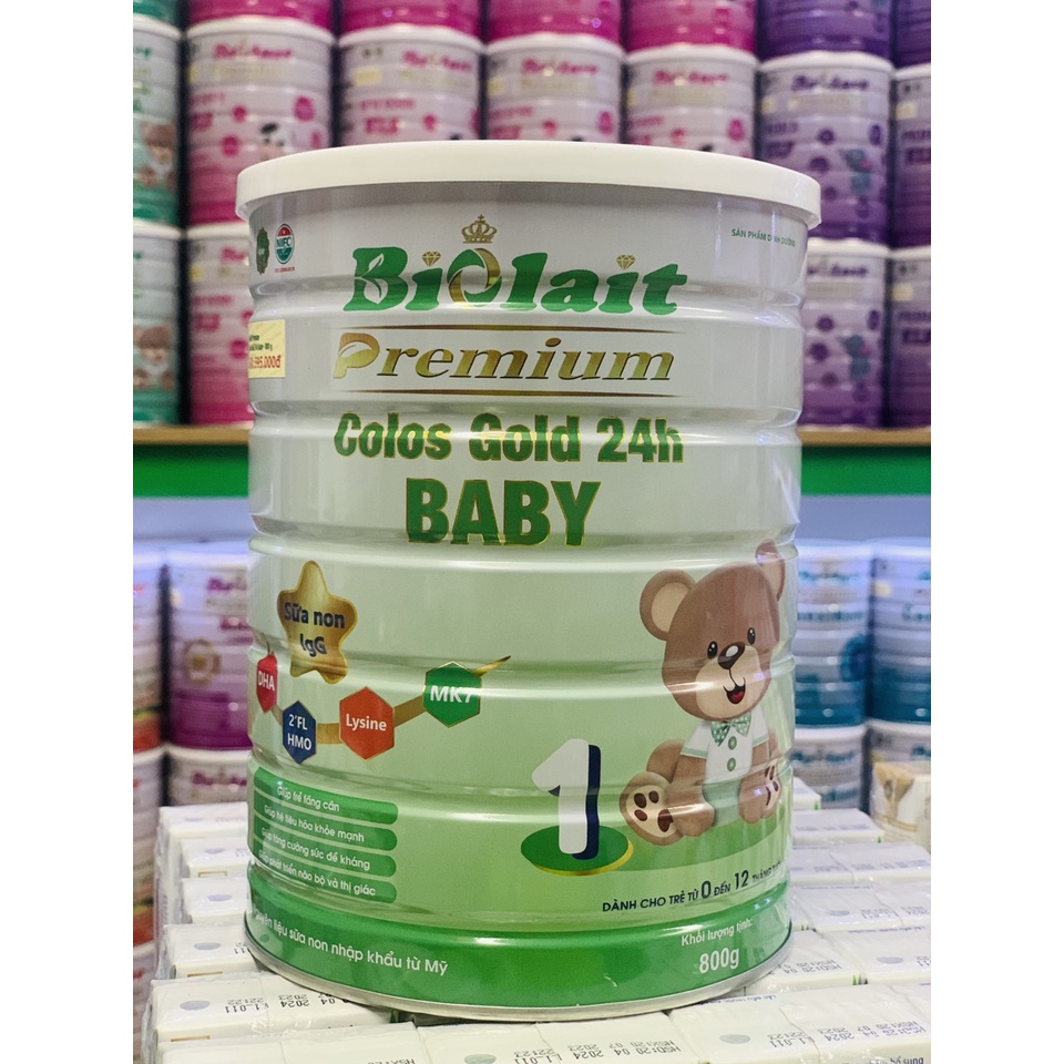 Sữa Non Biolait Colos Gold 24H BABY Số 1 Giúp Tăng Cân, Tăng Sức Đề Kháng, Phát Triển Não Bộ Và Thị Giác