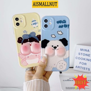 Bottle dog realistic 3d decompression pinching tpu phone case tương thích cho iphone case vỏ 14 13 11 12 pro max x xr xsmax 6 7 8 plus vỏ chống va đập bụi bẩn