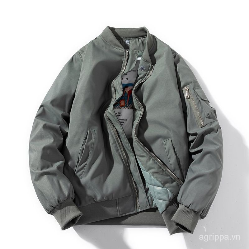 Áo Khoác Bóng Chày Dày Dặn Air Force Shawn Yue Pilot MA1 Thời Trang Thu Đông Dành Cho Cặp Đôi