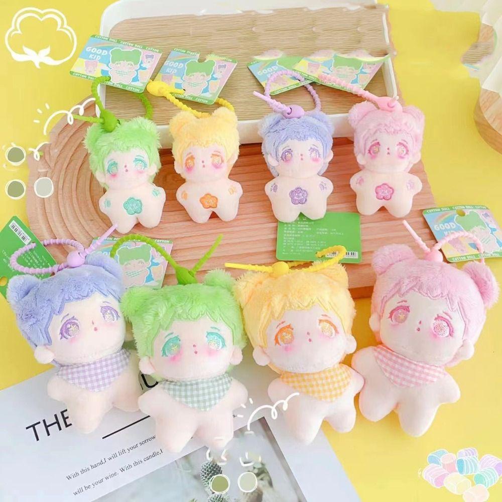 Búp bê bông fuzou mặt dây chuyền sang trọng, cô gái khăn quàng cổ búp bê ngôi sao sang trọng, quà tặng trẻ em mềm mại pp cotton mũm mĩm sáng tạo