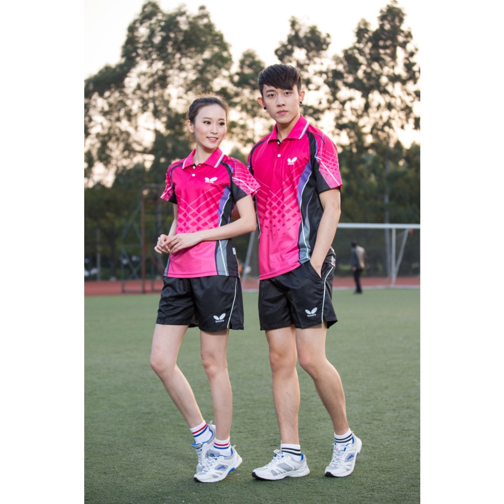 Áo bóng bàn ngắn thoáng khí thấm hút mồ hôi và khô nhanh chóng, thích hợp cho cả nam và nữ