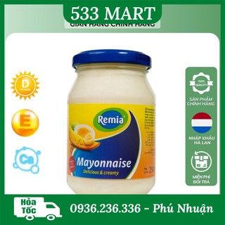 Sốt Mayonnaise Remia 250ml Remia Sốt Mayonnaise Ăn Kiêng Ít Béo