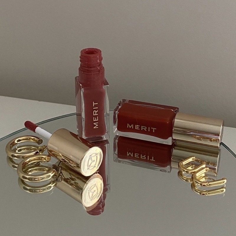 ✨ Son bóng có dưỡng Merit Shade Slick Tinted Lip Oil - 𝐋𝐚𝐛𝐞𝐥.𝐛𝐞𝐚𝐮𝐭𝐲 ✨