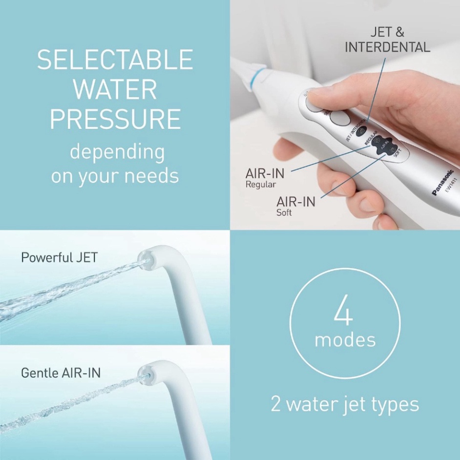 Máy Tăm Nước PANASONIC EW1611/ EW1511 / EW1411 / EW1311 / EW1211, Lực Mạnh,  Nhập Đức , BH 12 Tháng, Giadungnhapkhau_68