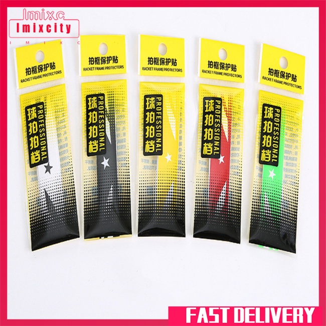 Imixcity vợt cầu lông head protective sticker multi-color anti-friction simple disassembly portable bat frame