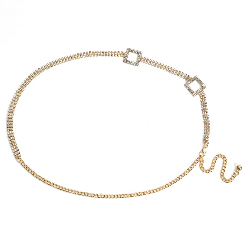 Dây Xích Đeo Thắt Lưng 12 Kiểu Có Đính Đá Hình Bướm Cho Nữ