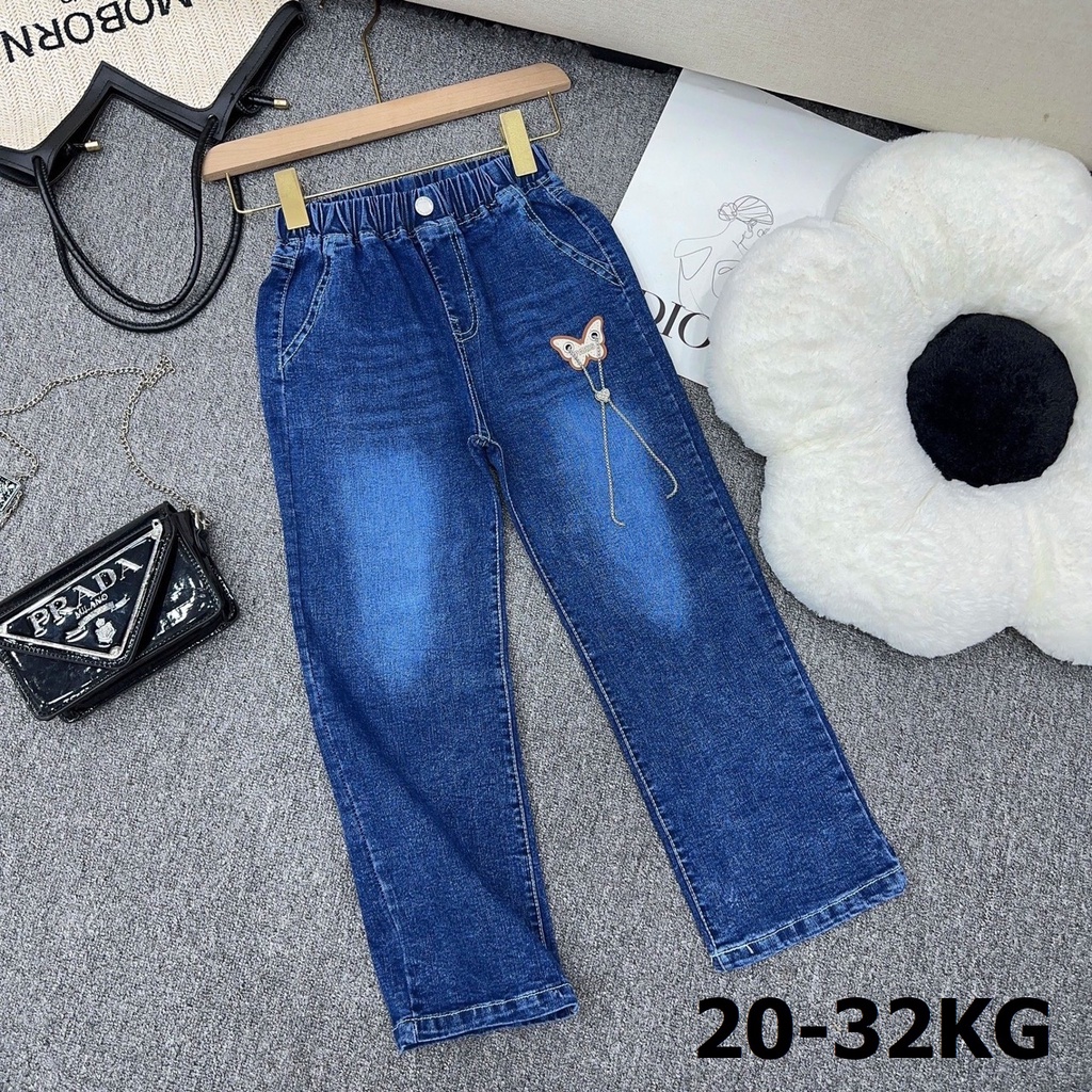 SIZE 20-35: QUẦN JEAN DÀI BÉ GÁI SIÊU ĐẸP - QJDBG