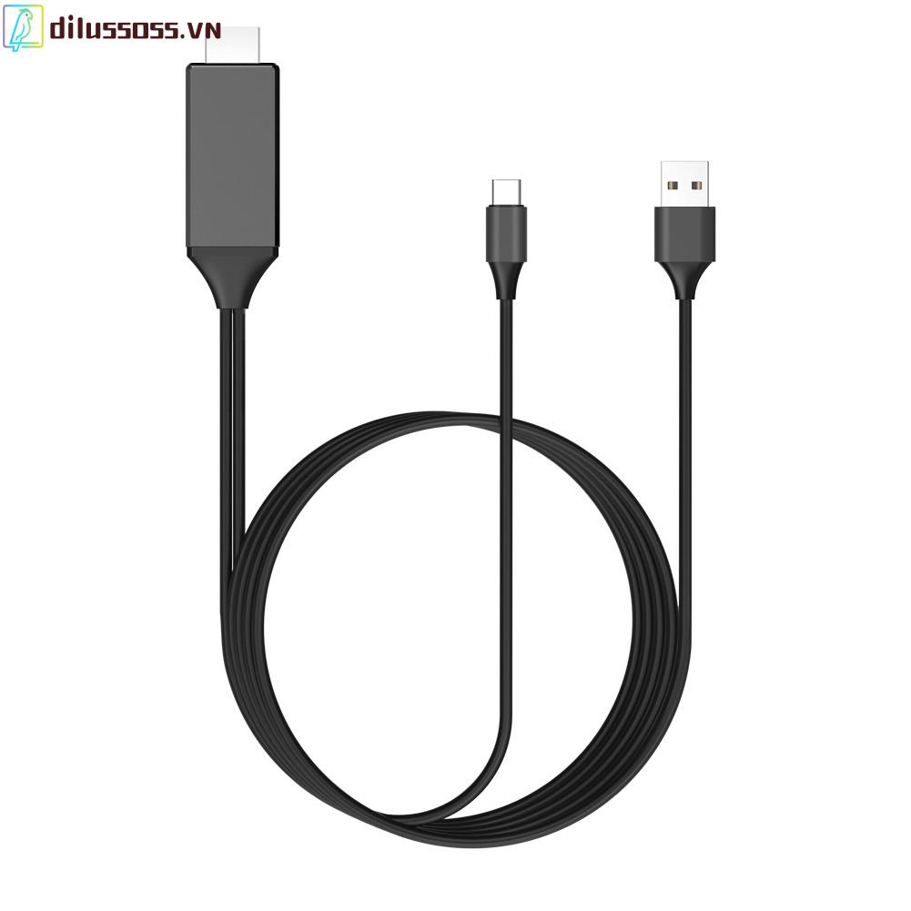 [dilussoss.vn] L9 usb c to hdmi-compatible mirroring charging cable 4k for android phone