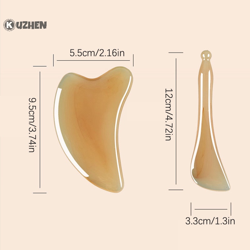 Đá mát xa KUZHEN mỏng chuyên dụng cho mặt/ cơ thể