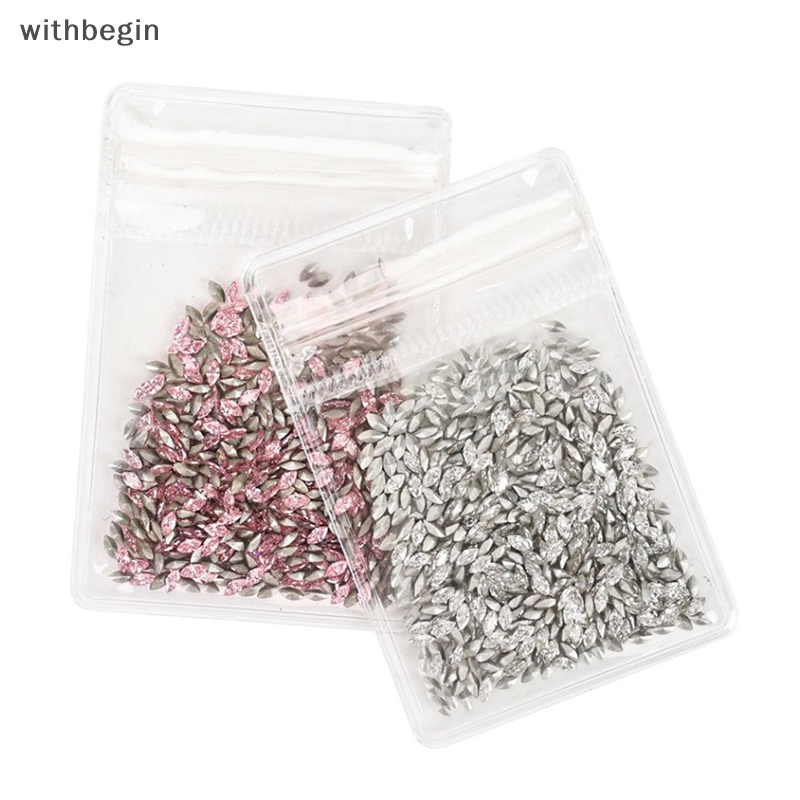 Bộ 50 Hạt Kim Cương Pha Lê Hình Dạng mini Nhiều Màu Sắc Dùng Trang Trí Móng Tay diy