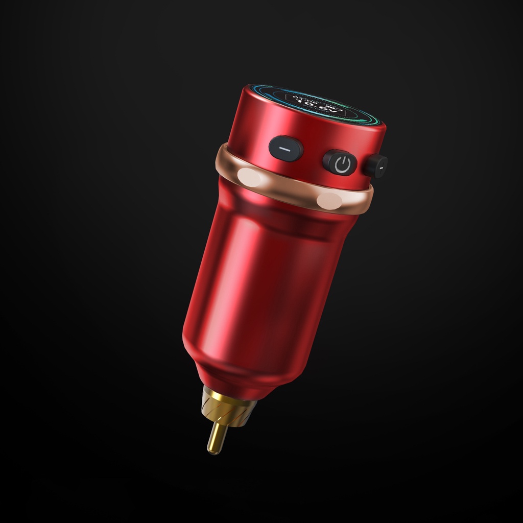 Đen Pin 4-12v 1600mah Cho Máy Xăm Không Dây ± 0.1v