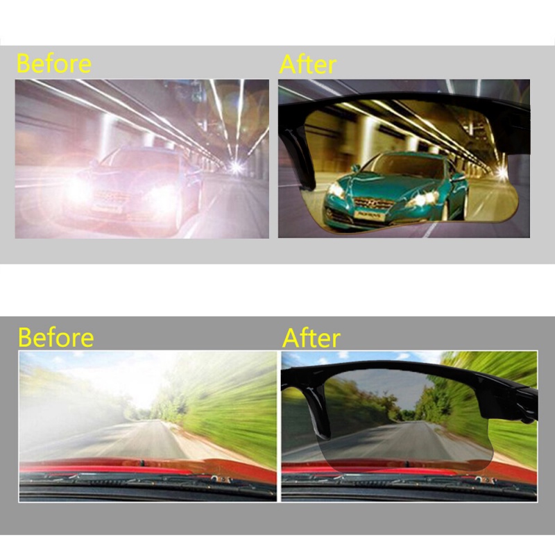 Kính mát có thể đi đêm dùng cho nam nữ lái xe đạp/xe mô tô Kính Bảo Vệ Mắt Khi Lái Xe Ban Đêm Chống Lóa