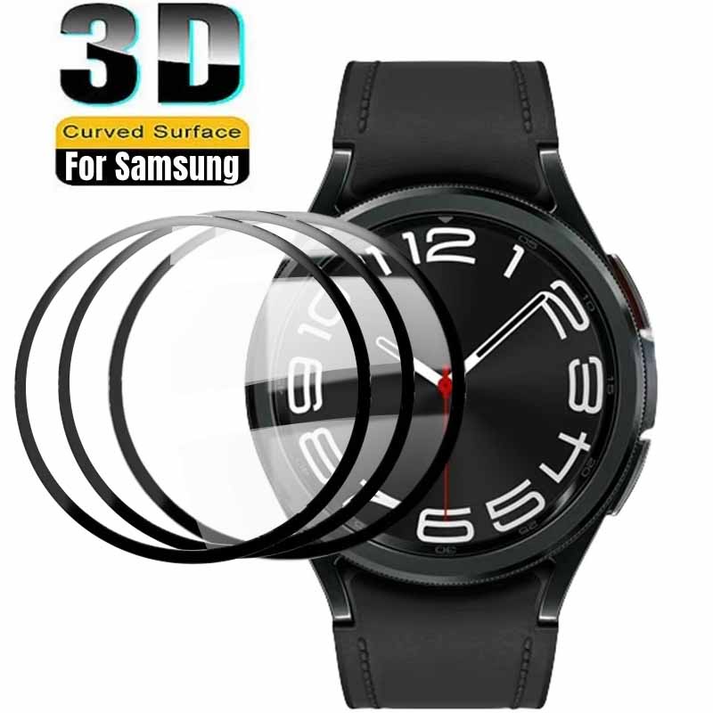 3d pmma bảo vệ phim mềm bảo vệ toàn cạnh bảo vệ màn hình cho samsung galaxy watch 6 classic 43mm 47mm 40mm 44mm