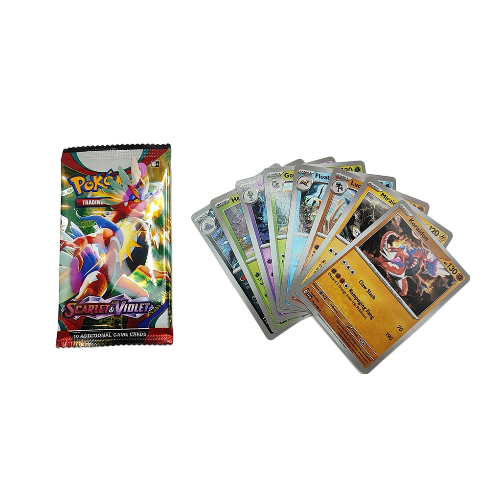 324 cái thẻ pokemon tiếng anh scarlet violet trading game card series booster box collections đồ chơi cho trẻ em