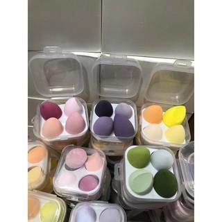 Set 4 bông phấn hồ lô tán nền siêu mịn
