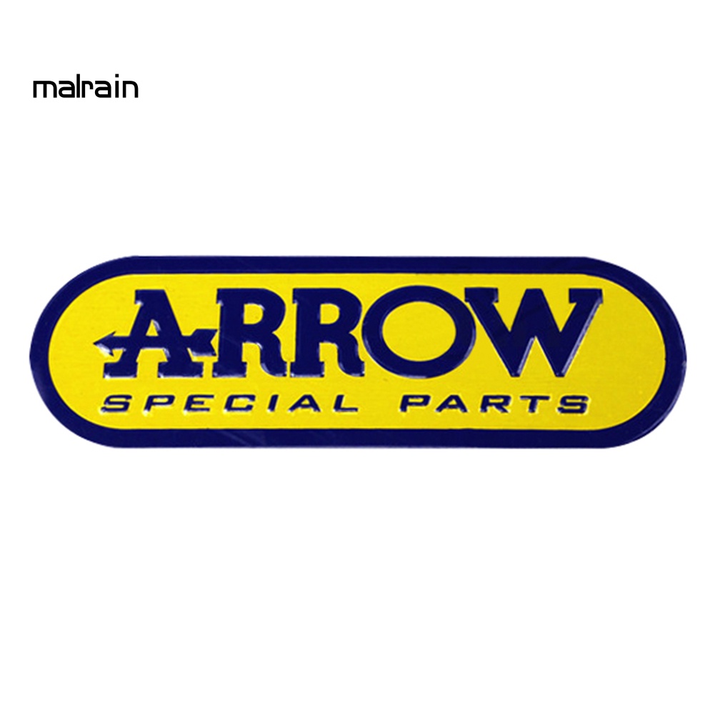 Miếng Dán Trang Trí Ống Pô Xe Máy Bằng Hợp Kim Nhôm 3D Cách Nhiệt