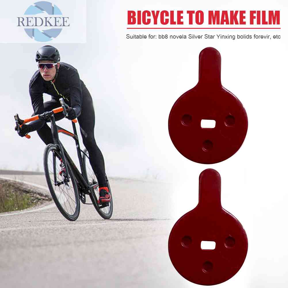 Set 2 Cặp Má Phanh Xe Đạp Leo Núi Bán Kim Loại