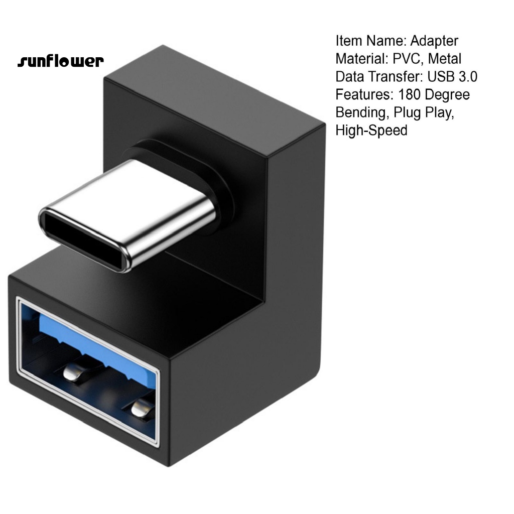 Đầu Chuyển Đổi Usb 3.0 Sang Type-C Mini Tiện Dụng Cho Điện Thoại