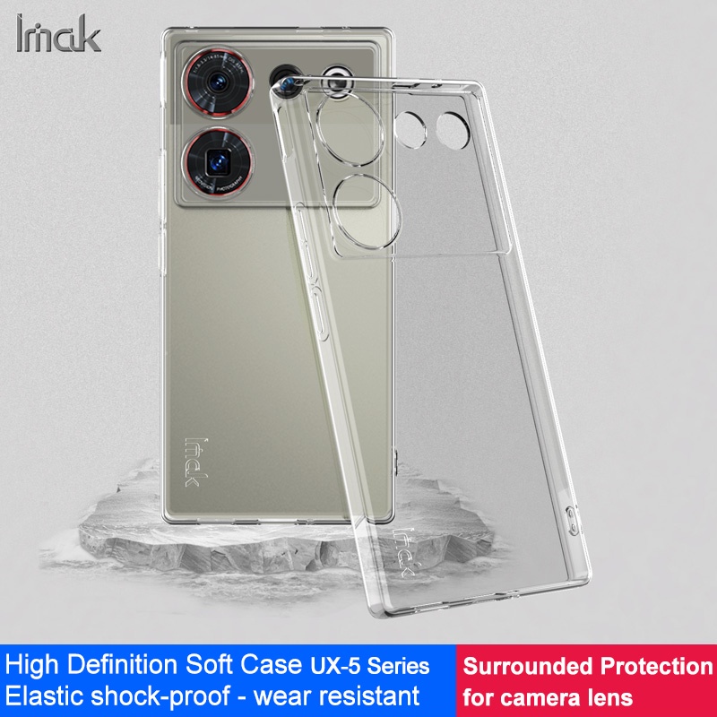 Ốp Điện Thoại Silicon TPU Mềm Trong Suốt Chống Sốc Cho ZTE Nubia Z50 Ultra 5G