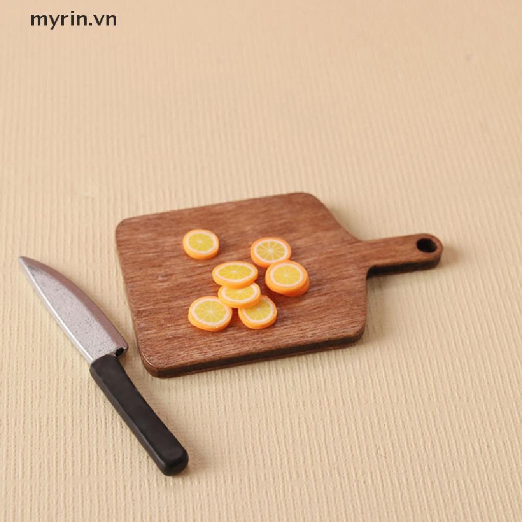 Set 5 Thớt Cắt Bánh Mì / Món Tráng Miệng Trang Trí Nhà Búp Bê 1: 12