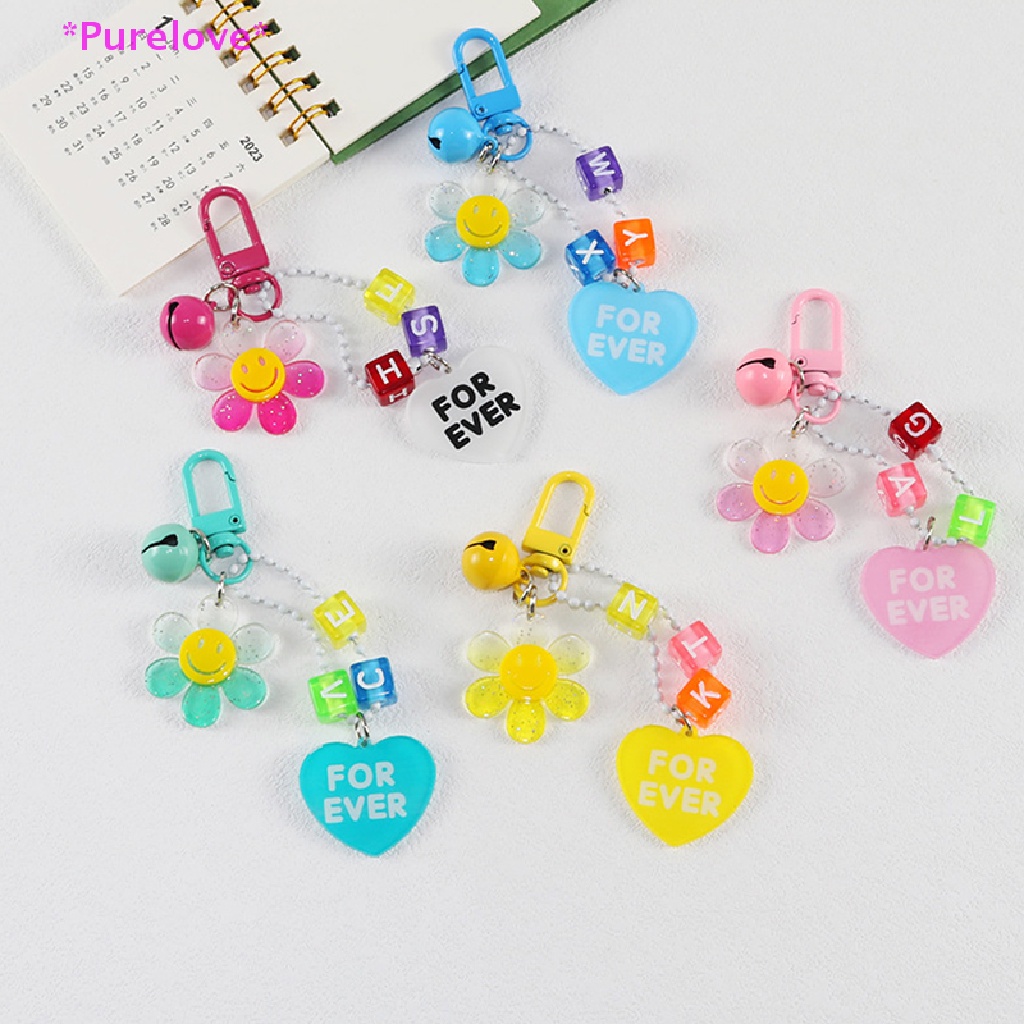 1 Móc Khóa Hình Hoa Hướng Dương Nhiều Màu Xinh Xắn Mới