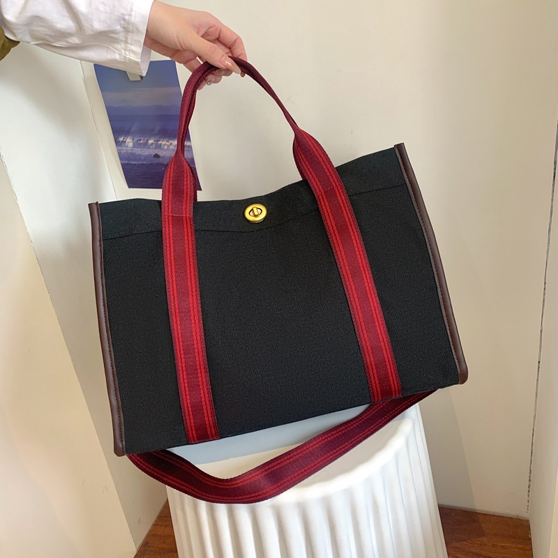 Túi Tote Đeo Vai Sức Chứa Lớn Thời Trang Mùa Xuân 2023 Phong Cách Cổ Điển Đơn Giản Dành Cho Bạn Nữ