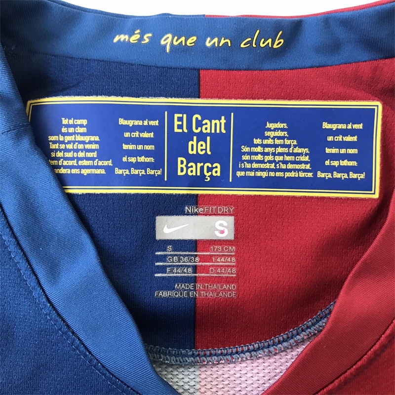Áo Thun Bóng Đá Phong Cách retro 2008-09 local barcelona 08 09