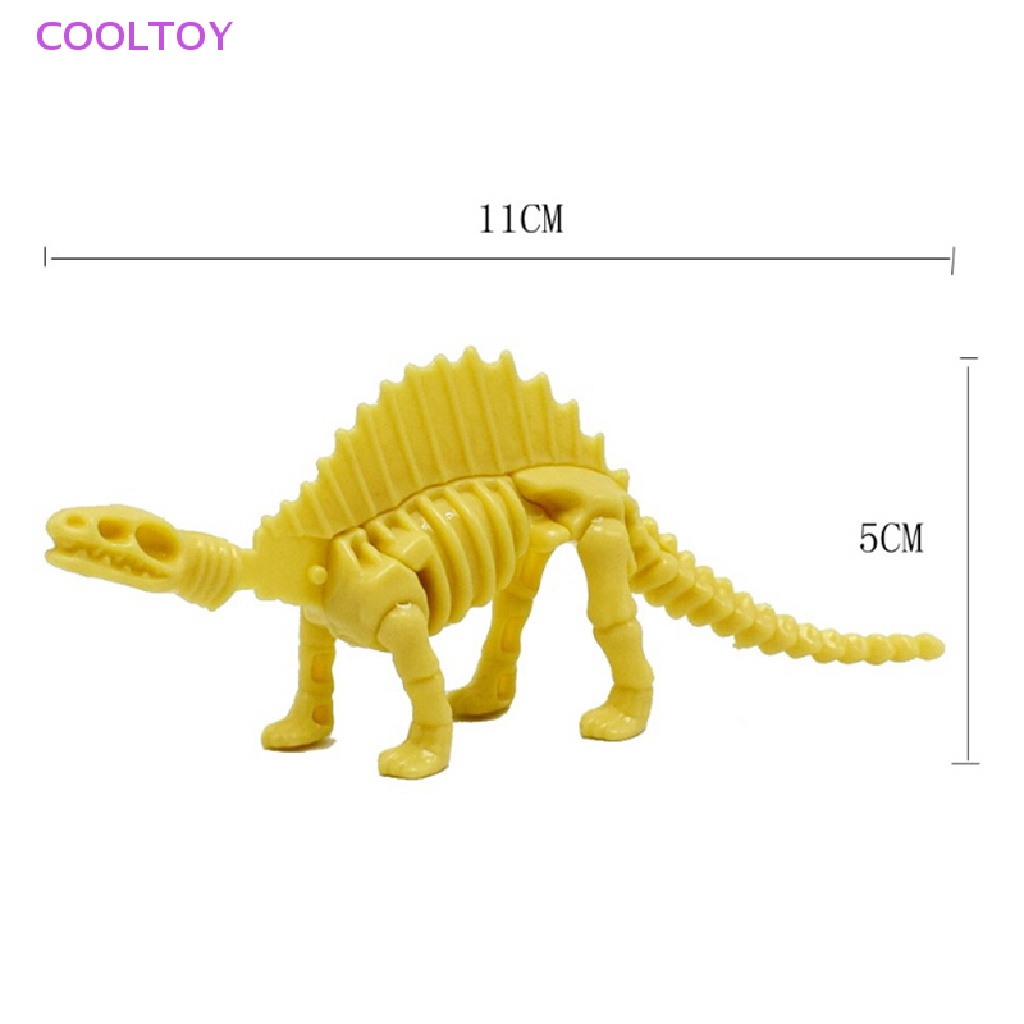 Cooltoy Đồ Chơi Xếp Hình Bộ Xương Khủng Long Bằng Nhựa DIY Dành Cho Trẻ Em