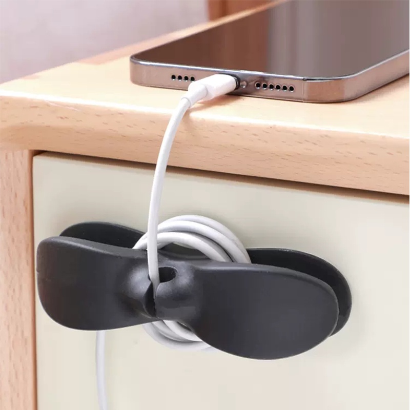 Dụng Cụ Quấn Dây Cáp Bằng Silicone Siêu Bền Tiện Dụng Cho Gia Đình