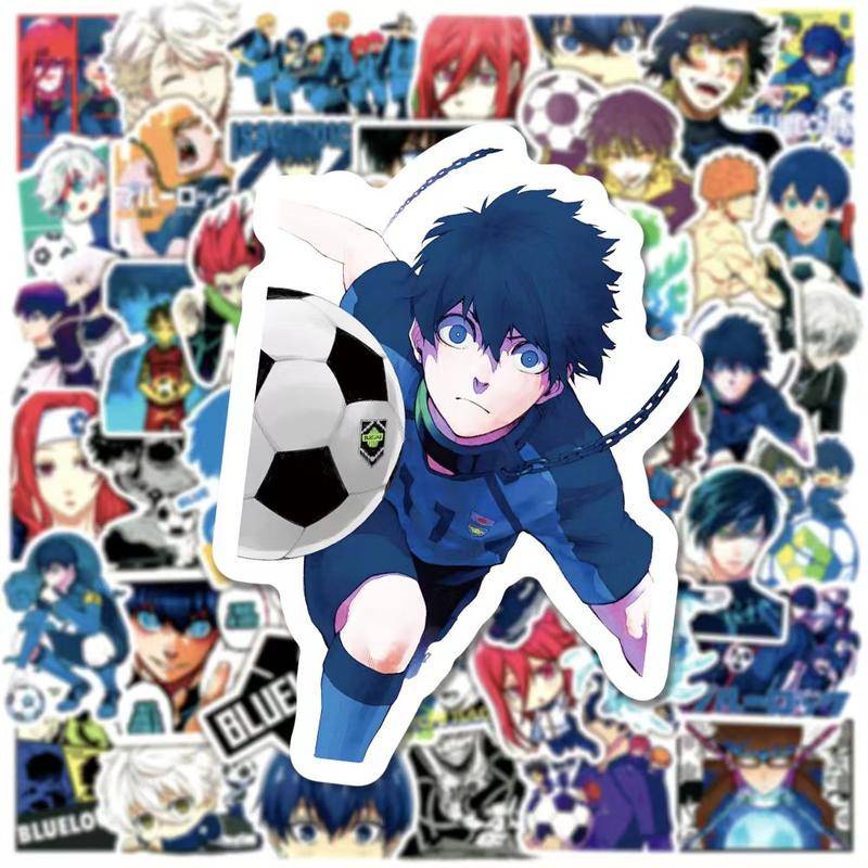 Bộ 50 Nhãn Dán Anime Isagi Yoichi Bachira Chigiri Chống Thấm Nước Trang Trí Ba Lô / Điện Thoại / Máy Tính