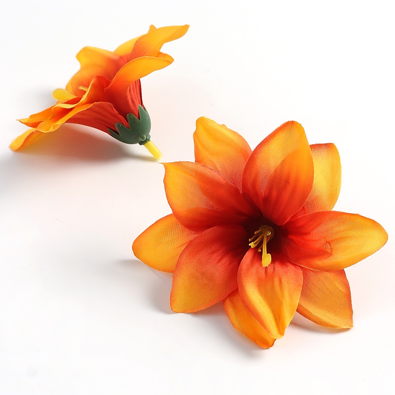 Hoa Lily Nhân Tạo Cho Trang Trí Nhà Ở 9cm DIY 1 Cái