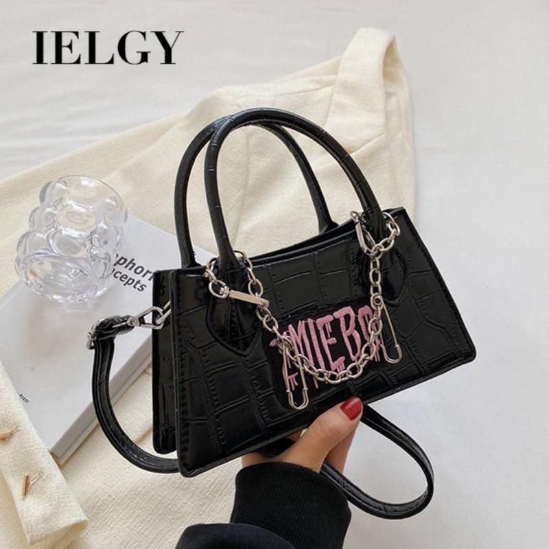 Ielgy Túi Đeo Chéo mini Họa Tiết Da Cá Sấu Thời Trang Nhẹ Nhàng Cho Nữ
